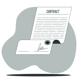 A signed contract